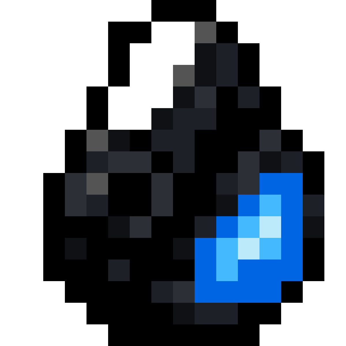Mysterious glowing ore dust pixel art
