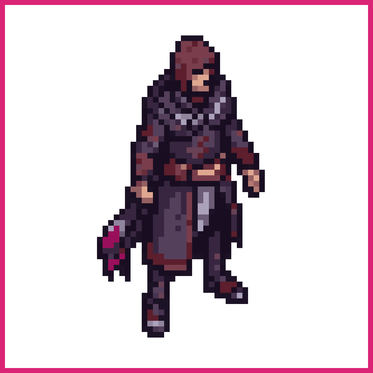 Dark Fantasy Inquisitor Character | Sprite-AI