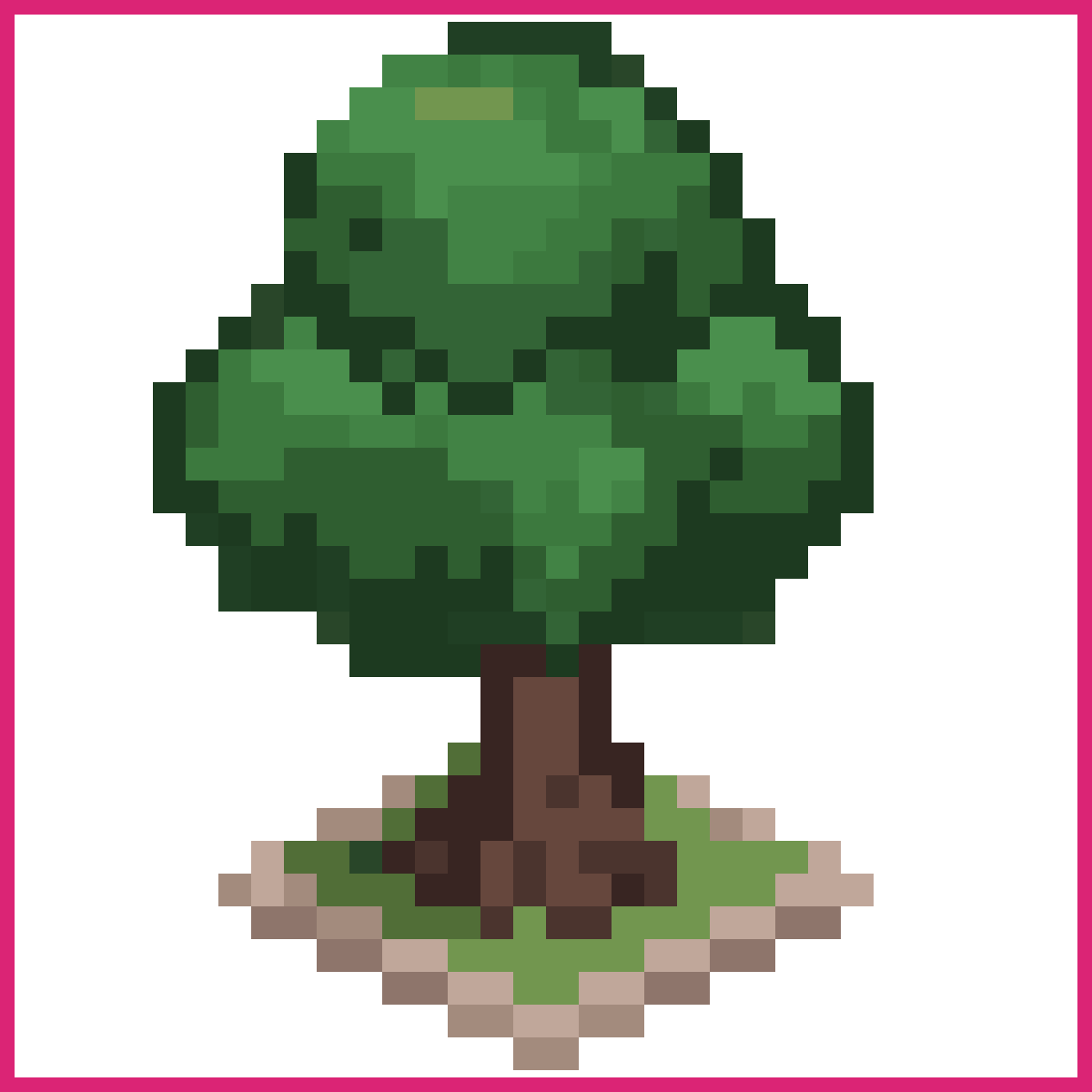 isometric pixel art tree | Sprite-AI