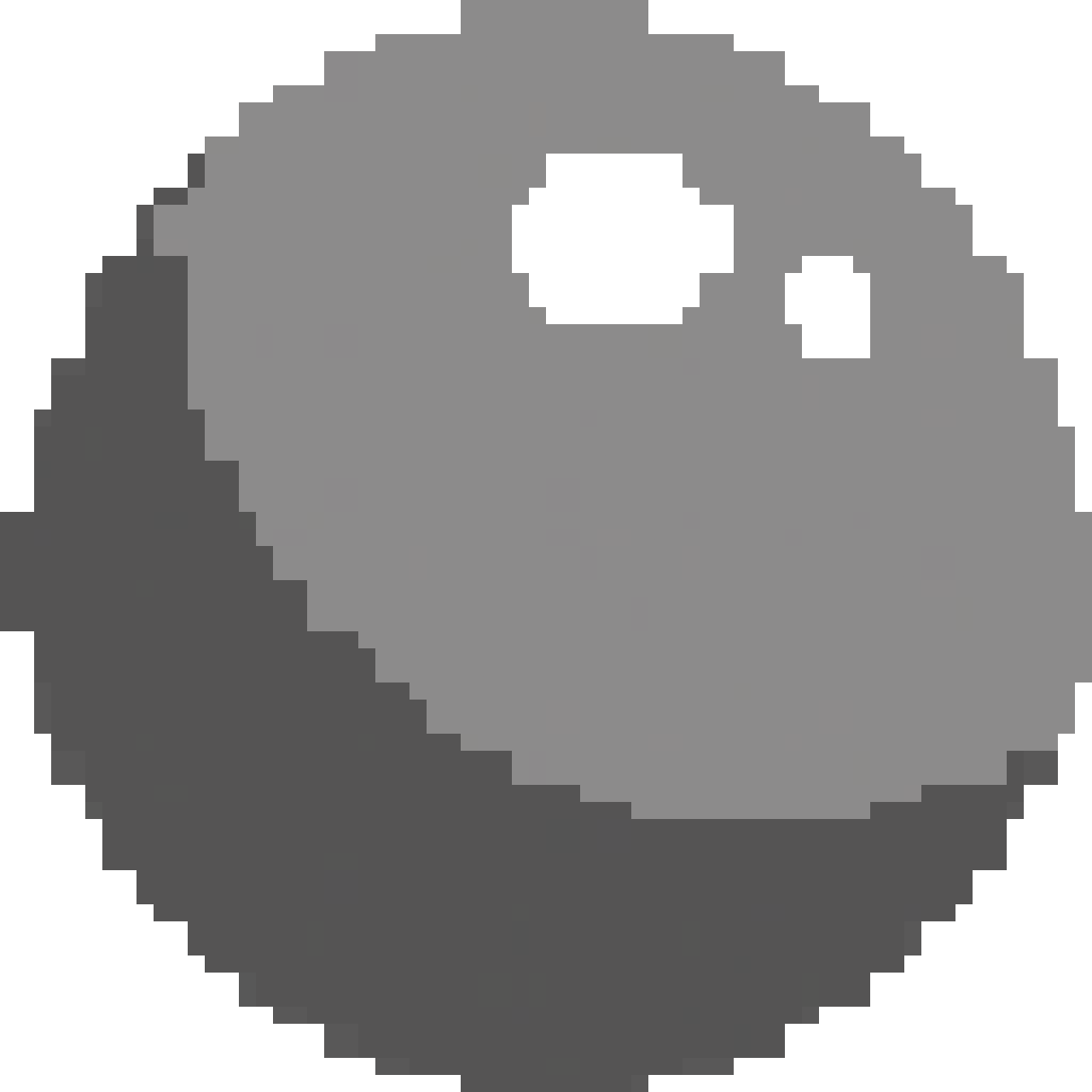 Boring sphere pixel art