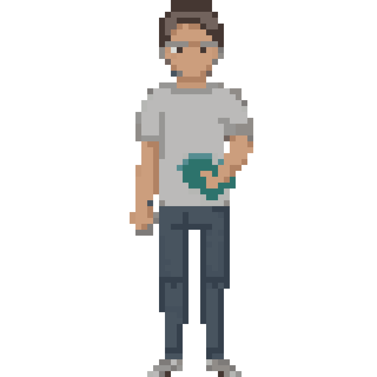 he eats pixel art