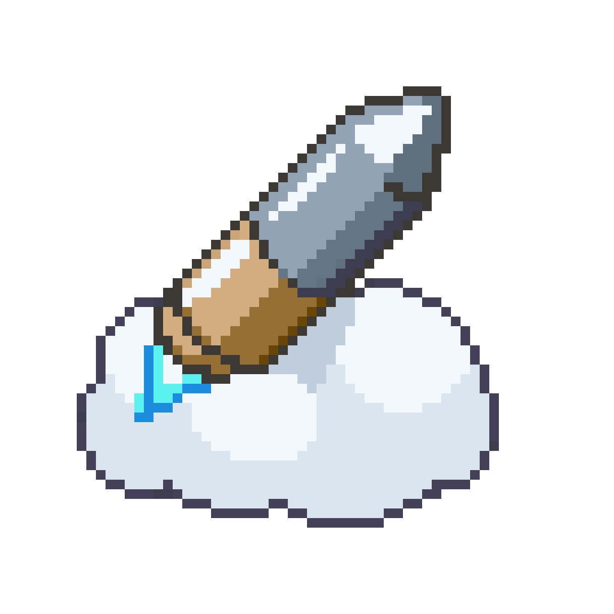 Cloud bullet pixel art