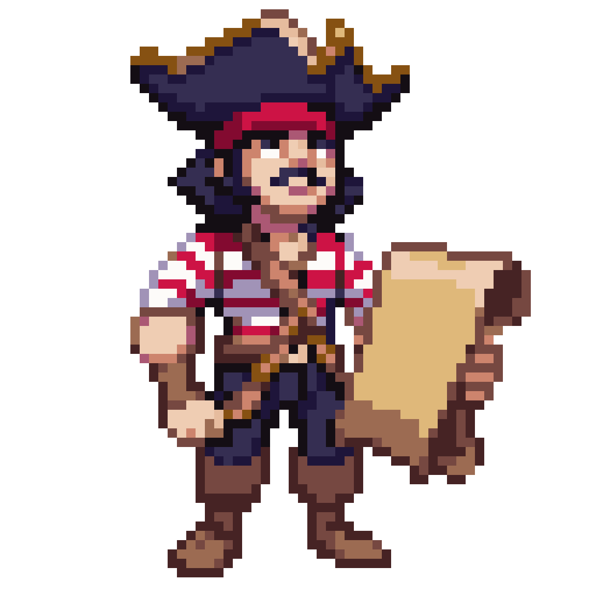 Pirate character pixel art