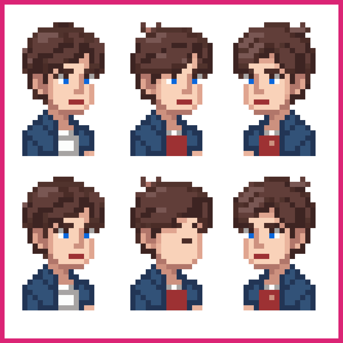 various facial expressions | Sprite-AI