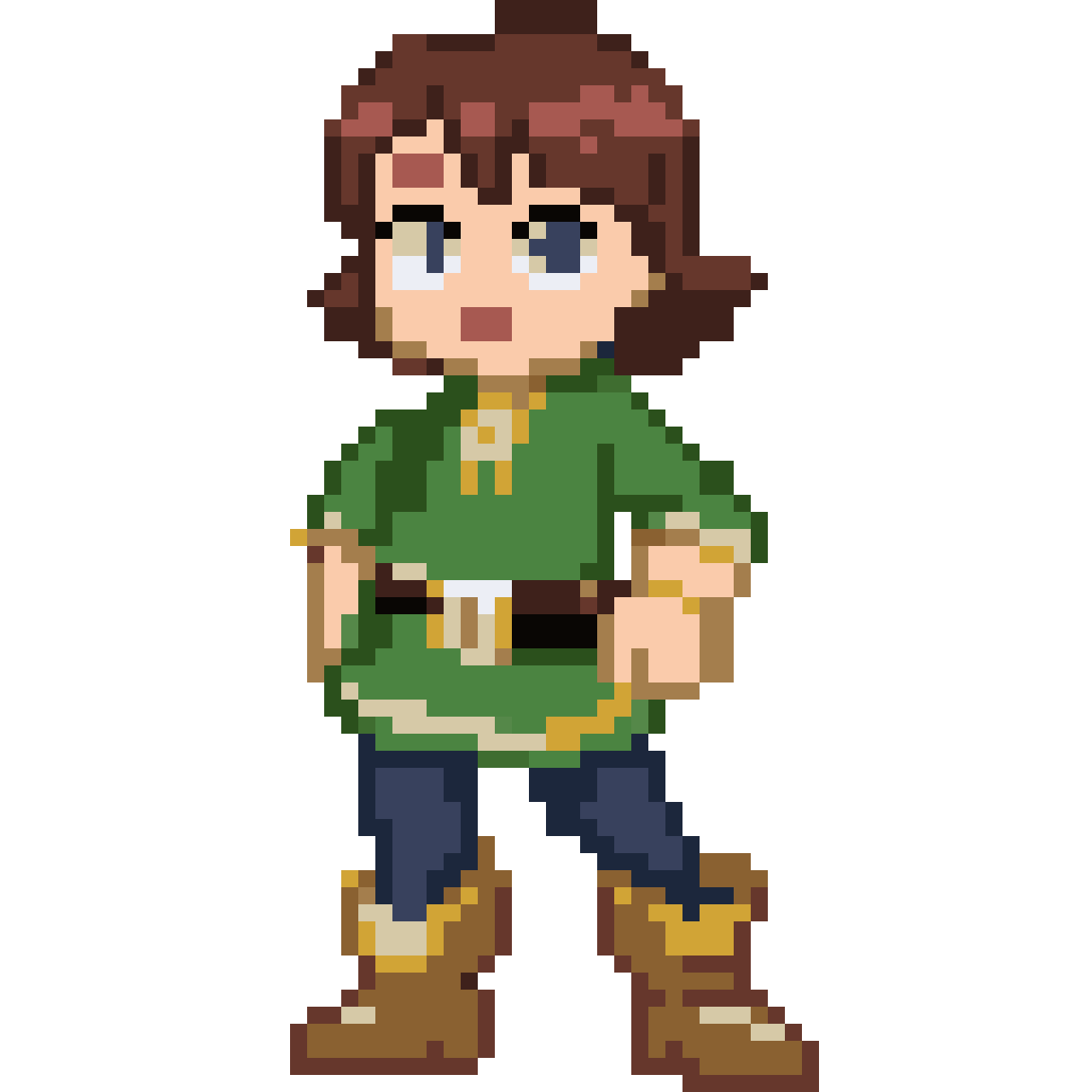 Idle character pixel art