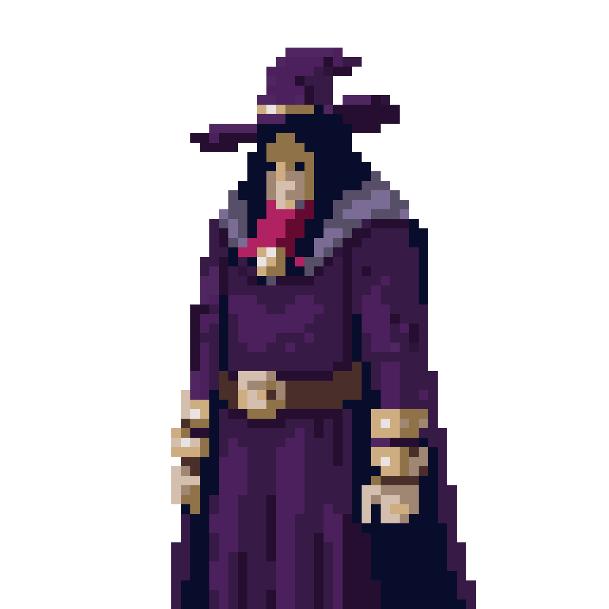 Tall Wizard pixel art