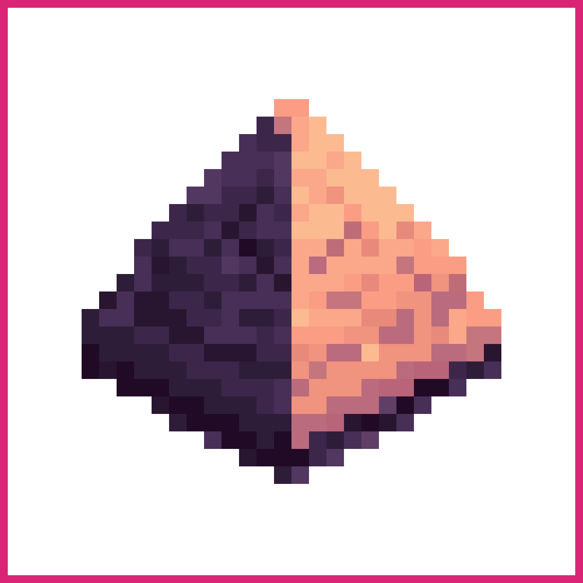 square pyramid pointing to the right | Sprite-AI