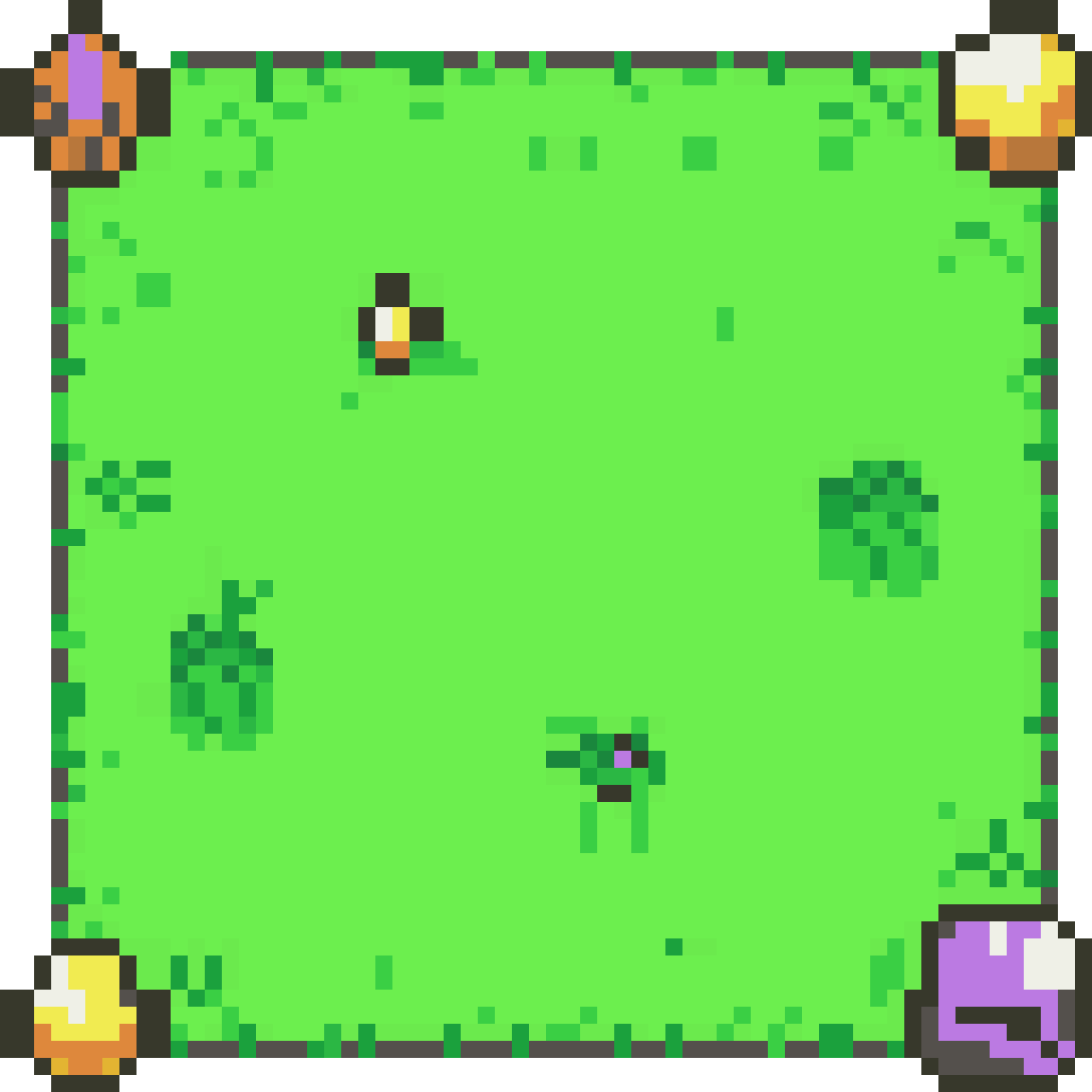 top-down 2D game tile, normal pixel art