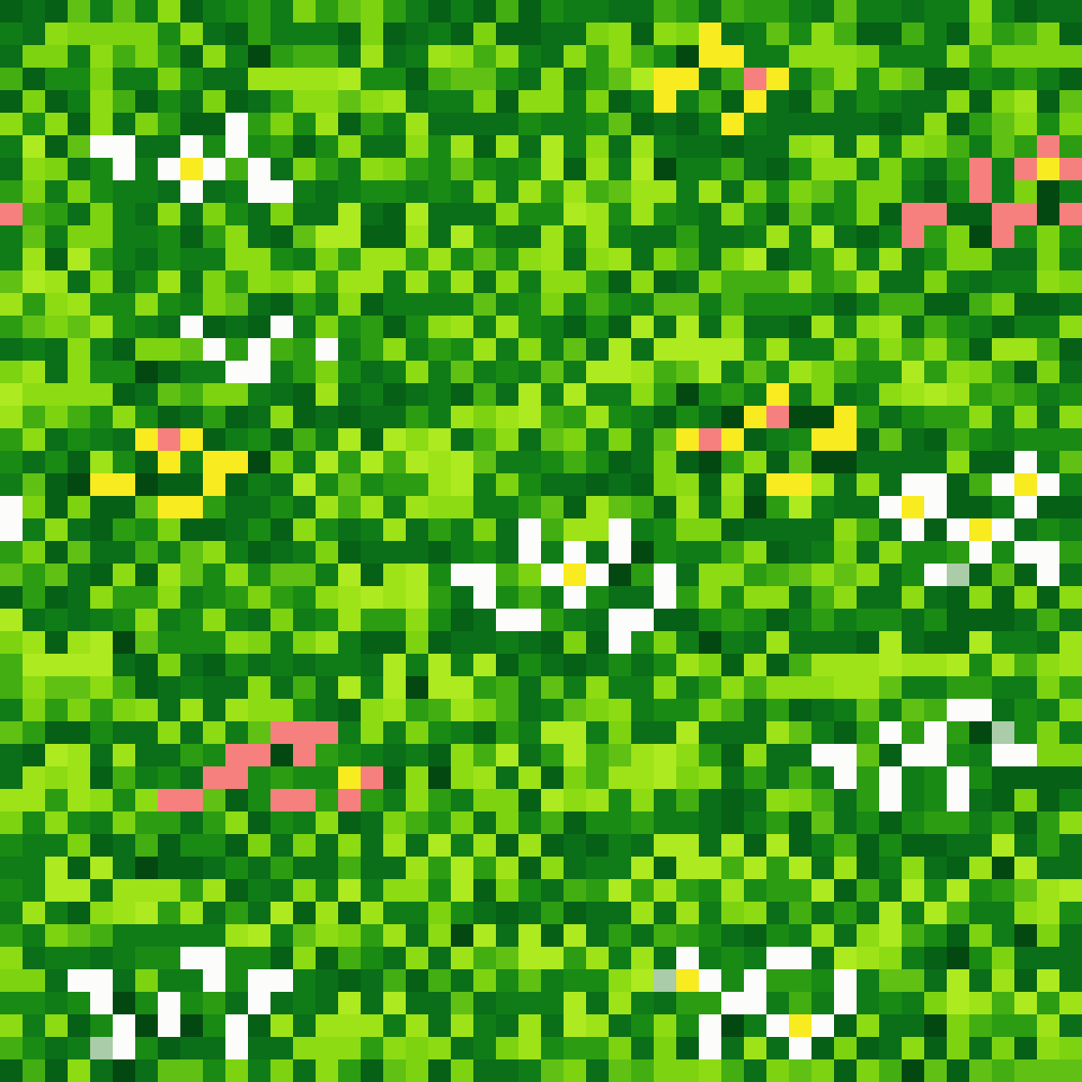 Grass tileset pixel art