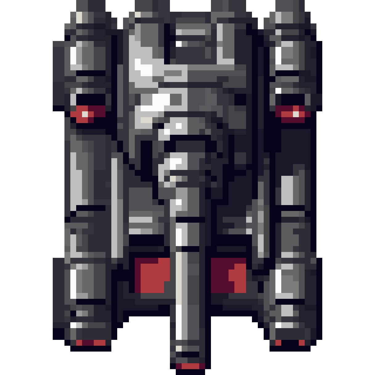 Heavy armored tank pixel art